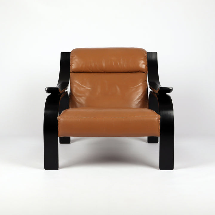 685 Arflex Woodline Sessel von Marco Zanuso – Frontalansicht