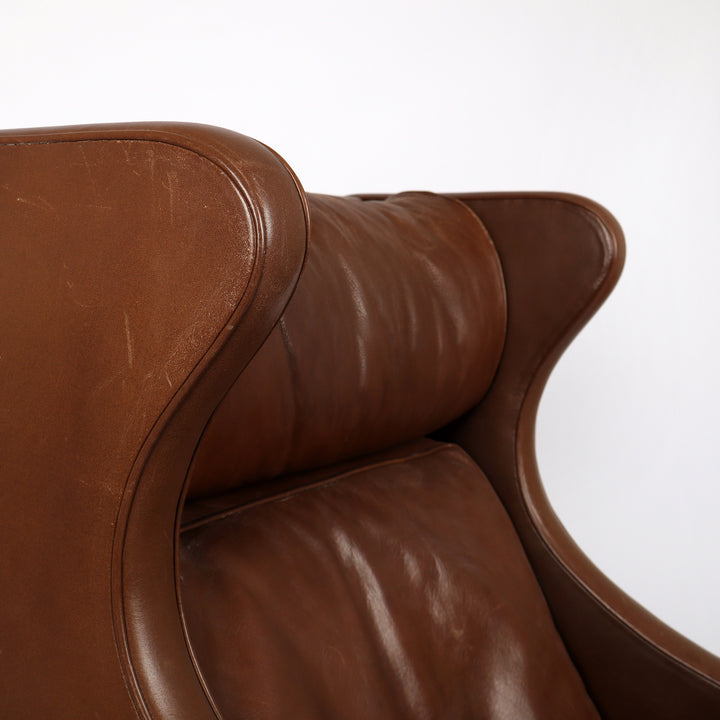 689 Fredericia Wing Chair 2204 Ohrensessel von Borge Mogensen – Detailansicht Rückenlehne von vorne