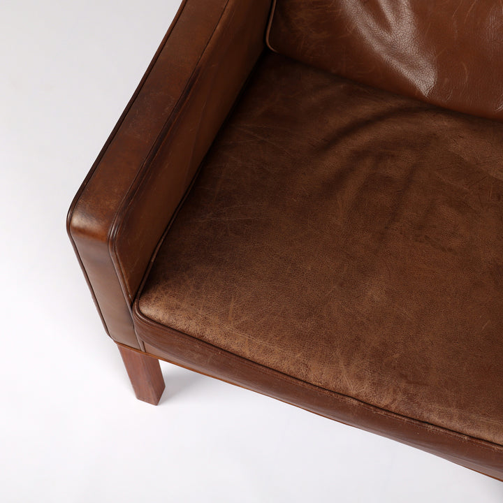 689 Fredericia Wing Chair 2204 Ohrensessel von Borge Mogensen – Detailansicht Sitzfläche