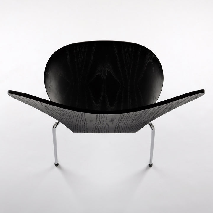 727 Fritz Hansen Stuhl der Serie 7 von Arne Jacobsen – Detailansicht Rückenlehne und Sitzfläche von oben