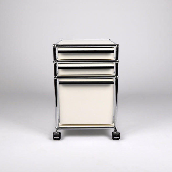 779 USM Rollcontainer Rollschrank lichtgrau – Frontalansicht