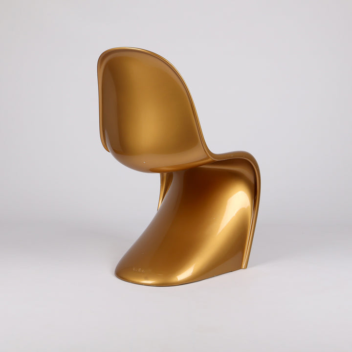780 Limitierter Vitra Panton Chair von Verner Panton gold Sonderedition – Rückansicht