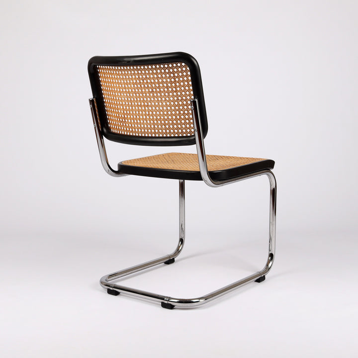 787 Thonet S 32 Freischwinger Stuhl von Marcel Breuer – Rückansicht
