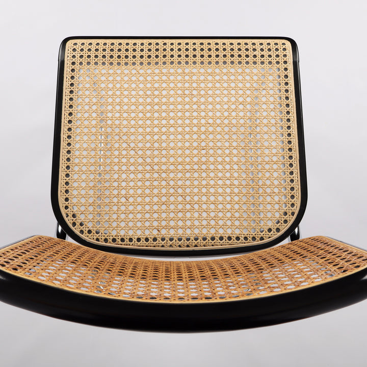 789 Thonet S 32 V Freischwinger Stuhl von Marcel Breuer – Detailansicht Sitzfläche von oben