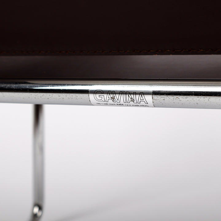 805 Gavina Wassily Chair von Marcel Breuer Leder braun – Detailansicht Hersteller