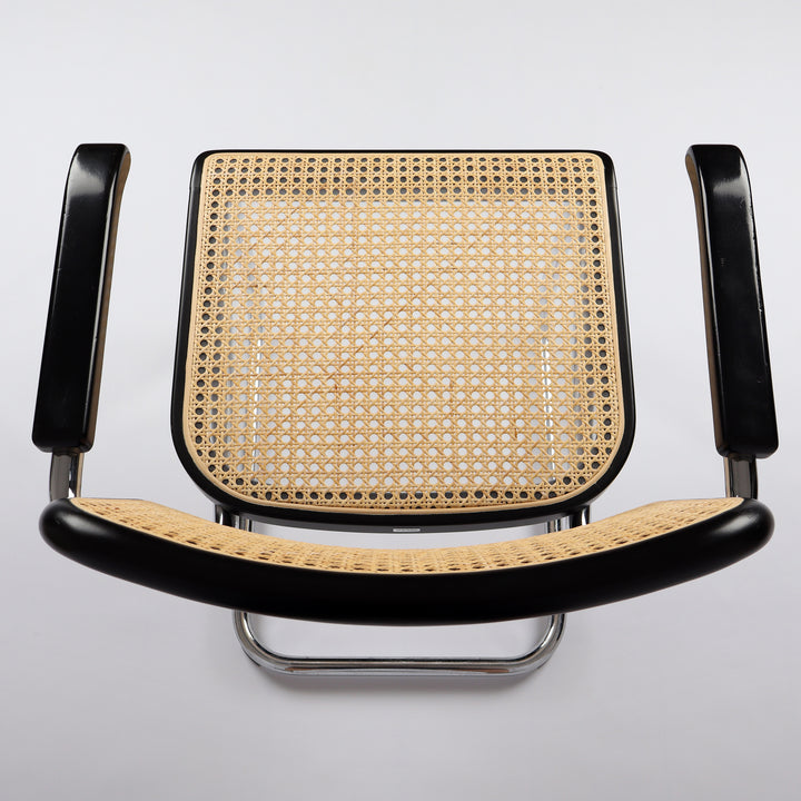806 Thonet S64 V Freischwinger Stuhl von Marcel Breuer – Ansicht Sitzfläche von oben