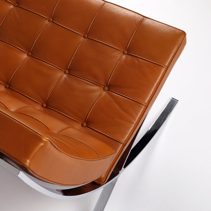 714 Knoll International Barcelona Chair von Mies van der Rohe – Detailansicht Sitzfläche